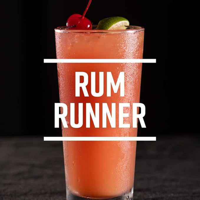 Tropical Sensations Rum Runner Granita Slushie Mix – 6 Bottles 64 oz Each – Non-Alcoholic Frozen Drink Mix for Slush Machines – Bulk Case
