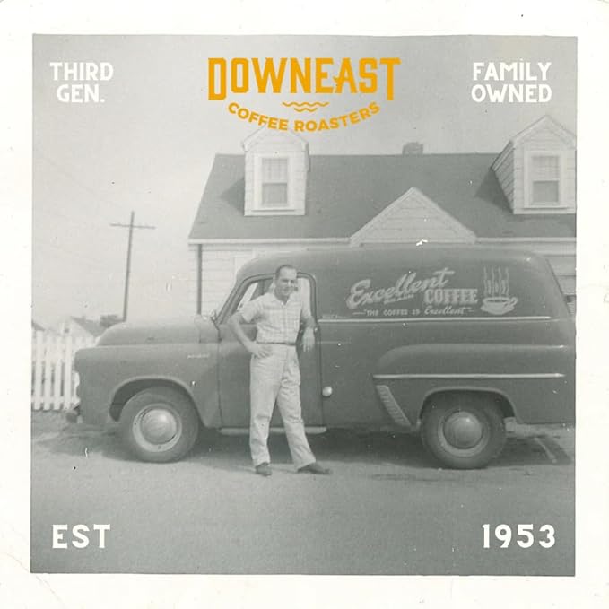 Downeast Coffee Roasters Whole Bean Coffee - Morning Breakfast Blend Light Roast 100% Arabica Coffee - Smooth Bright and Balanced - Select Central and South American Highlands (2lb Bag)