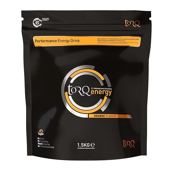 TORQ Energy Drink Mix - Natural Orange - 45 Serving