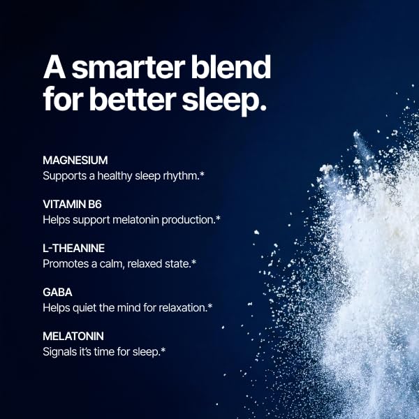 Sleep Aid Drink Mix Som Sleep Powder 60 Pack Cherry &amp Berry Flavor – Vegan Zero Sugar