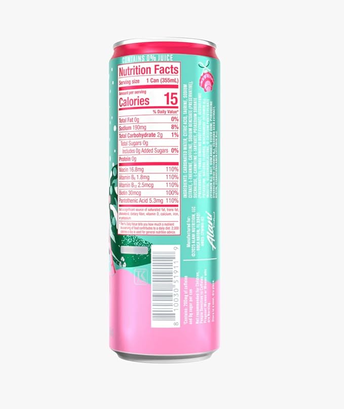 NEW Alani Winter Wonderland Energy Drink - 12 fl oz Cans 6 Pack