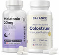 Balancebreens Melatonin + Colostrum Nighttime Gut &amp Immune Wellness Bundle