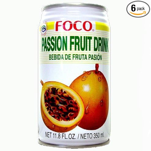 Foco Passion Fruit Juice Drink 11.8 Oz (PACK OF 06)