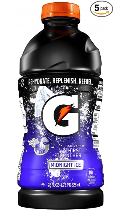 Gatorades Midnight Ice 28 oz 5 pk
