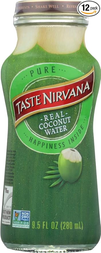 Taste Nirvana Coconut Water - Original - 9.5 oz - 12 pk