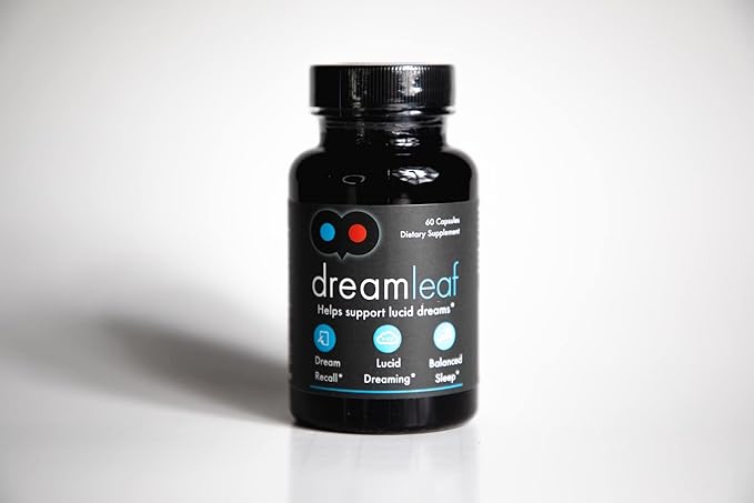 Dream Leaf Pro - Premium Lucid Dreaming Supplement - 60 CapsulesValerian Root Mugwort Alpha GPC Choline Bitartrate Huperzine-a