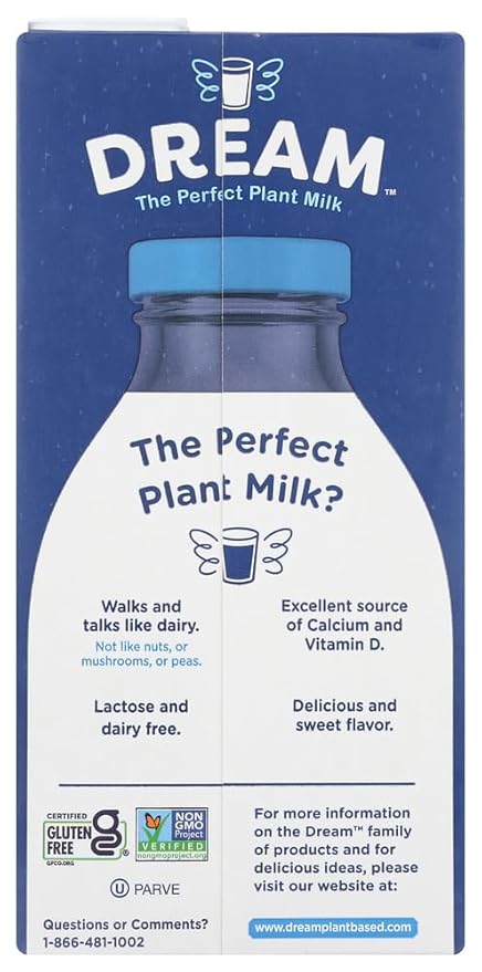 Hain Celestial Non-Dairy Original Enriched Rice Dream Beverage 64 Ounce -- 8 per case.