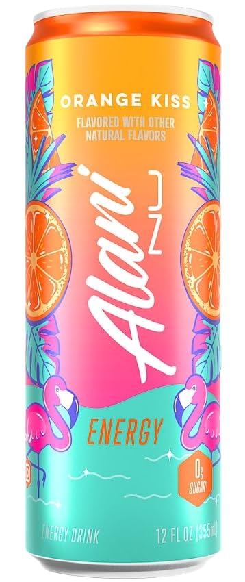 New Alani Sugar Free Energy Drinks Variety Pack Low Calorie 12 oz (8 Pack)