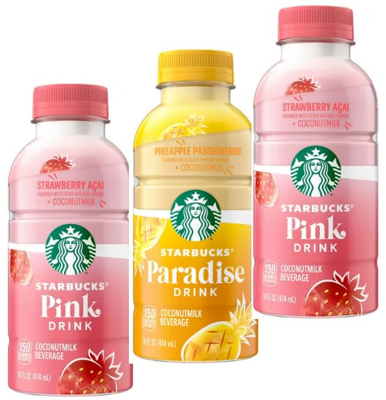 Dunkin' Original Iced Bottled Coffee Drink 13.7 fl oz + King Combos QR Code and (Pink &amp Paradaise (2 pink 1 Paradaise))
