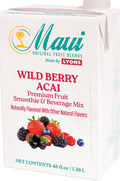 Maui Premium Fruit Smoothie &amp Beverage Mix 46 fl oz (Wild Berry 6 Pack)
