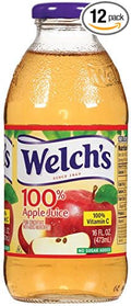 Welch's 100% Juice Apple 16 Ounce (Pack of 12)