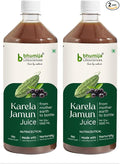 Bhumija Lifesciences Karela Jamun Juice (Sugar Free) 1 LTR. (Pack of Two)