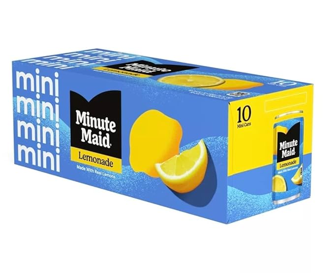 Minute Maid Lemonade 7.5 oz Cans 30 Pack