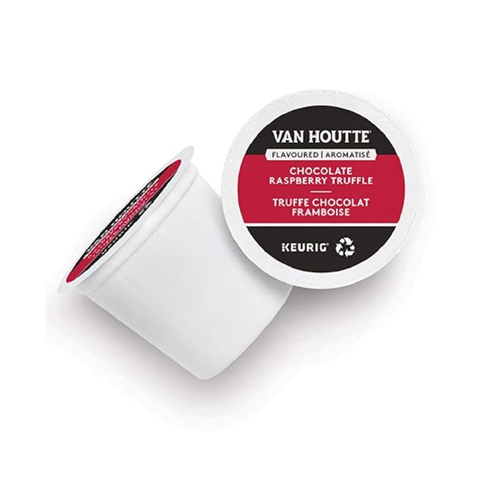 Van Houtte Chocolate Raspberry Truffle Coffee K-cup Pods 96-Pack (4 Packs of 24 Each) (Imported from Canada)