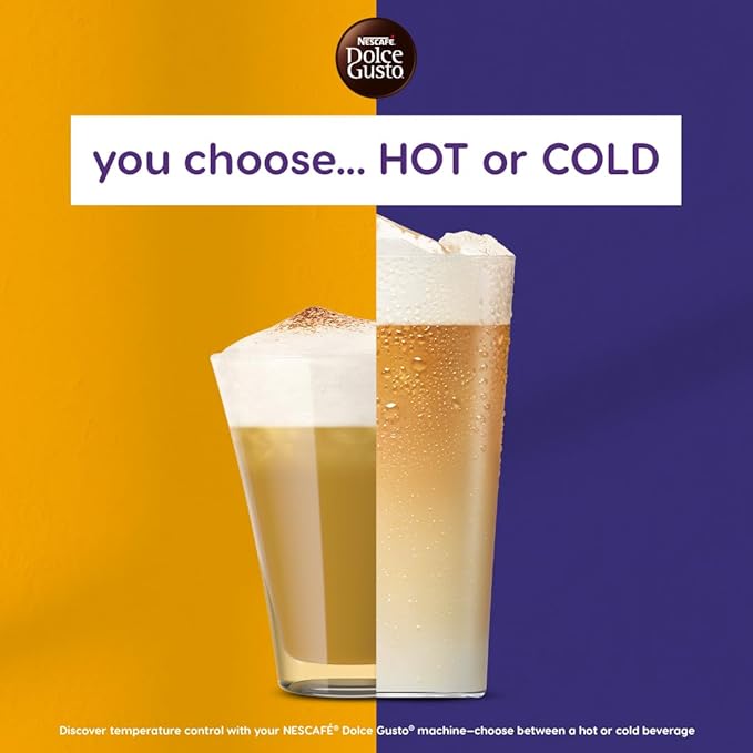 NESCAFÉ DOLCE GUSTO Flat White Coffee Pods 16 Capsules (Pack of 3 - Total 48 Capsules 48 Servings)