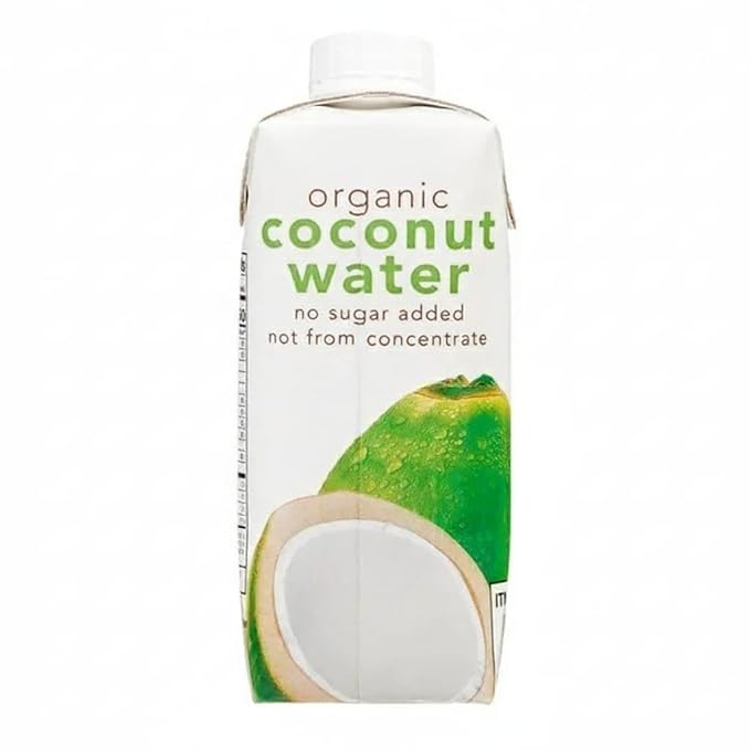 Organic Coconut Water 11.1 fl oz 12-count Organic Coconut Water No sugar added Organic Kosher 100% juice Not from concentrate