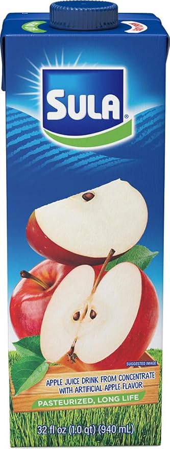 Sula Apple Juice - 12 pack 32 Fl oz (940 ml)