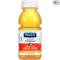 Thick-It Clear Advantage Moderately Thick Apple Juice Honey Consistency Ready-to-Drink Digestible Swallowing Aid Hydration on the Go Convenient &amp Ready-to-Use 8 oz Bottle (24 Pack)