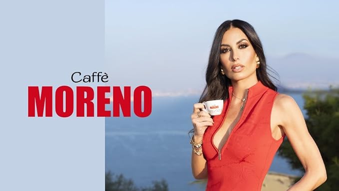 Super Bar roast CAFFE MORENO USA Premium Roast Espresso coffee whole beans 2.2 pounds - 1 Kg. Made in Italy Il Vero Espresso Napoletano.