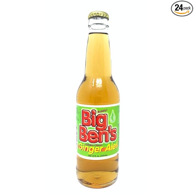 Big Ben's Ginger Ale - 12 OZ (12 Glass Bottles) 24 Pack