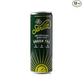 Sarilla Nonalcoholic Green Tea Spritzer – Lightly Sparkling Real Brewed Organic Green Tea with Hibiscus Plant-Based Caffeine Zero Calories 12-Pack