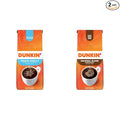 Dunkin' French Vanilla Flavored Ground Coffee and Original Blend Medium Roast Ground Coffee 12 Ounces