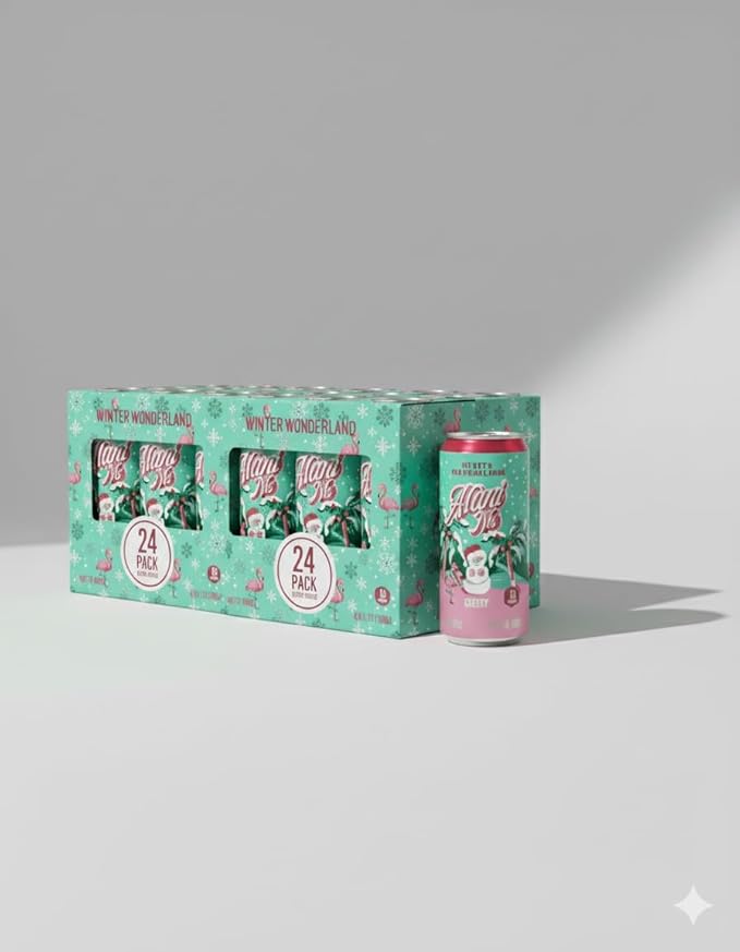 Alani Mini Energy Drinks Sugar free Low Calorie Energy Drinks 8.4 Fl Oz Cans ((Pack of 24) 8.4 Fl Oz Winter Wonderland)