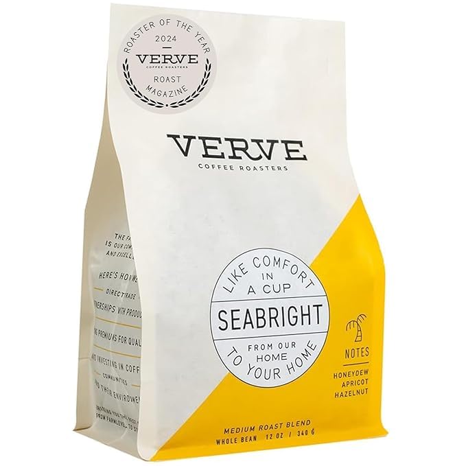 Verve Whole Bean Coffee | Sermon &amp Seabright Medium Roast Bundle | 12oz Bags