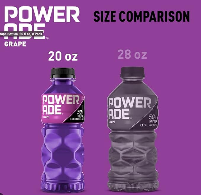 POWERADE Grape Bottles 20 FL OZ Bottles (12)