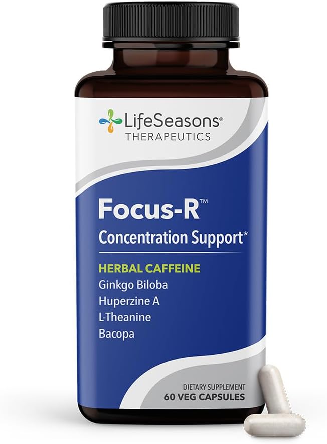 LifeSeasons Rest-ZZZ Extra Strength + Focus-R Bundle – Natural Sleep &amp Brain Support – Fall Asleep &amp Stay Asleep Boost Concentration &amp Mental Performance – Low Dose Melatonin 60 Capsules