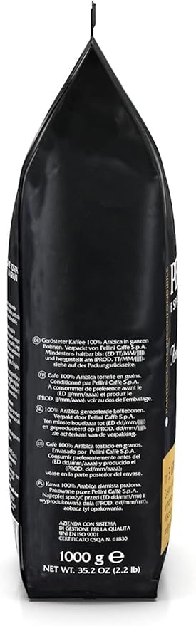 Pellini Caffè in grani Espresso Gusto Bar N. 3 gran Aroma 1 Confezione da 1 kg