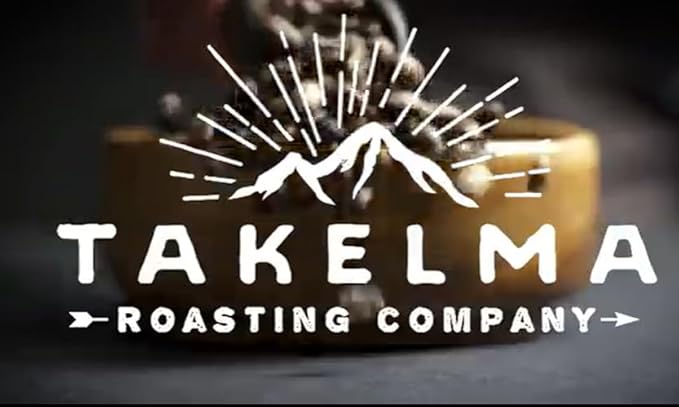 Takelma Roasting Co. Ground Xem Raven French Roast Bold and Intense Flavor Notes of Dark Chocolate100% Arabica Beans For Espresso and Drip Coffee Makers 2 lbs.