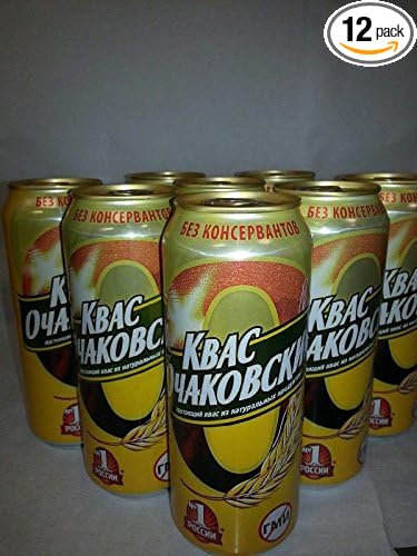 Kvass Ochakovskiy 0.5L (12 cans). Includes Our Exclusive HolanDeli Mints.
