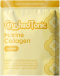 Crushed Tonic Korean Beauty Collagen Powder | Hydrolyzed Marine Collagen Peptides for Skin Glow Hair &amp Nails | K-Beauty Drink | Gluten-Free Halal &amp Kosher (Lucuma 30 Servings (150 g) Pouch