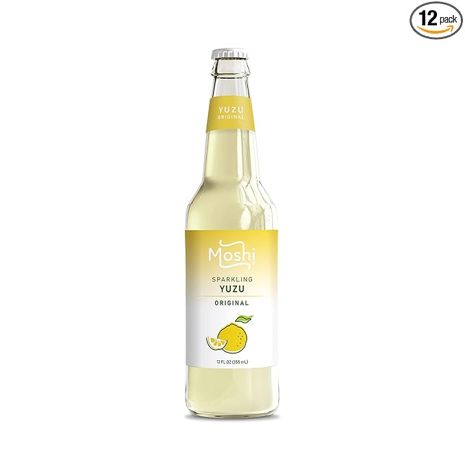 Moshi Sparkling Drinks - Original Yuzu (12 Bottles)