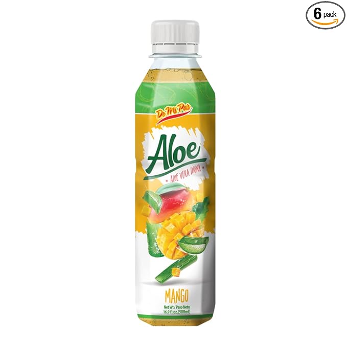 De Mi Pais Aloe Vera Drink Mango Flavored 16 fl.oz/Jugo de Aloe Sabor a Mango 16.9 fl.oz (20)