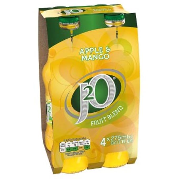 J2O Apple &amp Mango - 4 x 275ml (37.2fl oz)