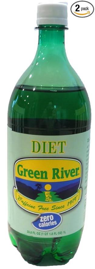 Diet Green River Soda Pop (2 Pack)