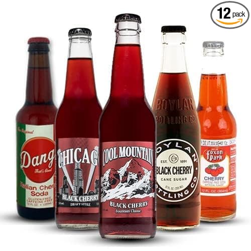 Ultimate Cherry Soda Sampler - Premium Root Beer Variety Mix Case - Gourmet Sodas from All Around the Country - 12oz (12-Pack)