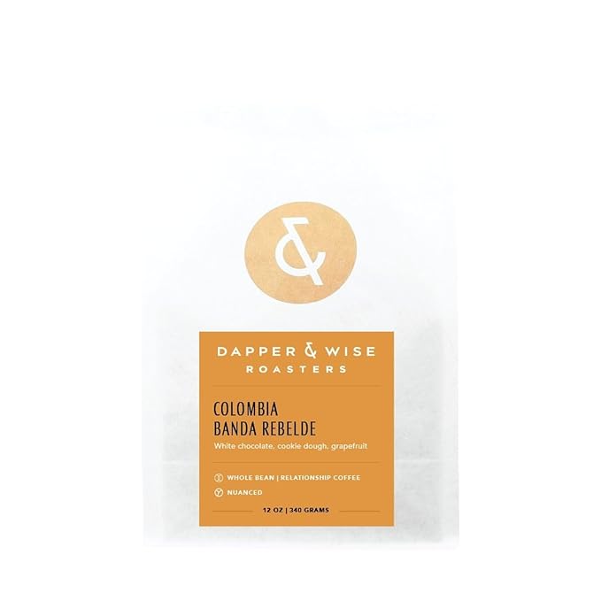 Colombia Banda Rebelde - Roasted by Dapper &amp Wise - Freshly Ground Coffee - 2 Pound Bag