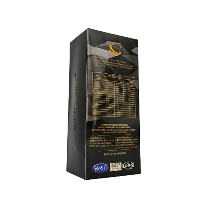 10 Boxes eGano Premium Ganoderma Black Coffee Café Noir Instant Coffee With Ganoderma Lucidum Extract (3.5g x 30 Sachets/Box)