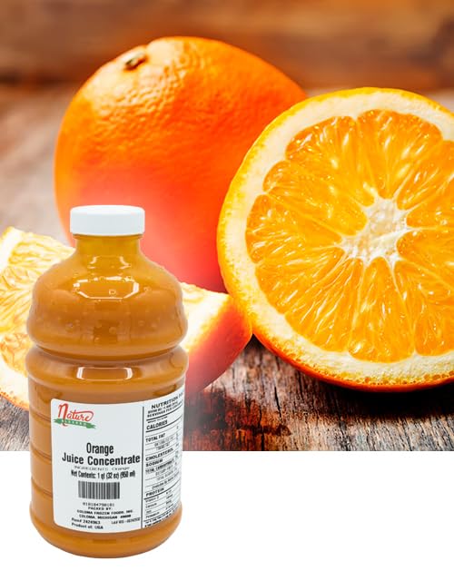 Nature Blessed 100% Pure Orange Concentrate - 1 Quart (1/32 fl oz bottle) Applications: Home Wine Making Brewing Distilling Smoothies Mead