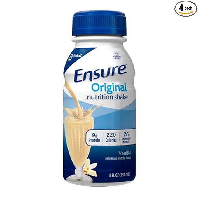 Ensure Complete Balanced Nutrition Homemade Vanilla Shake 6 pk - 8 oz (Pack of 4)