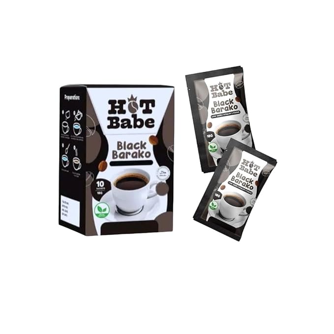 Hot Babe Black Coffee Mix by Kiray Celis (1 Pack Black Barako)