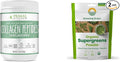Primal Kitchen Collagen Peptides Unflavored Collagen Powder 1.2 Pounds &amp Amazing Grass Super Greens Booster: Greens Powder Smoothie Mix with Spirulina Moringa Wheat Grass