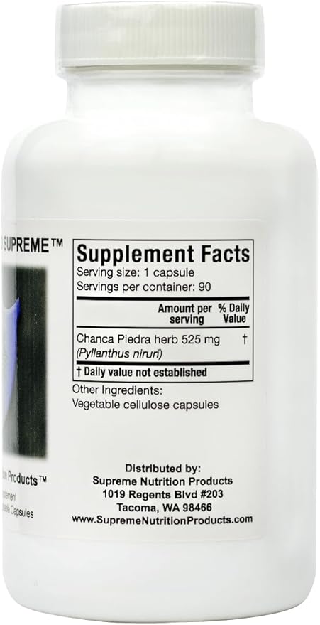 Supreme Nutrition Body Guard Supreme 90 Pure Chanca Piedra Capsules (Pack of 2)
