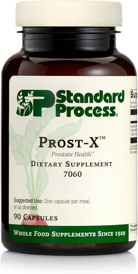 Standard Process Inc. Prost-X - Whole Food Prostate Bone Health Supplement and Bone Support with Spanish Moss - 90 Capsules