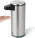 AIKE SensePro Automatic Soap Dispenser Type-C Rechargeable Brushed Stainless Steel Finish 12.8 fl.oz. for Liquid Soap