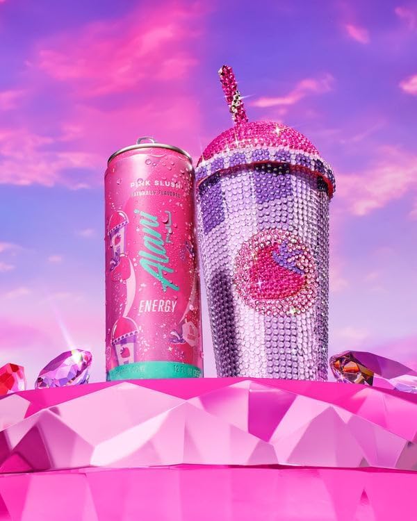 Generic AIani. Nu Sugar Free Energy Drink - Pack Of 15 - Pink Slush (Strawberries &amp Cream) Flavor - -12 fl. oz