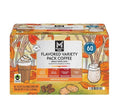 Member Mark Fall Flavored Coffee Pods Variety Pack 60 Count – Salted Caramel Mocha Pecan Praline Cinnamon Sugar Vanilla Chai